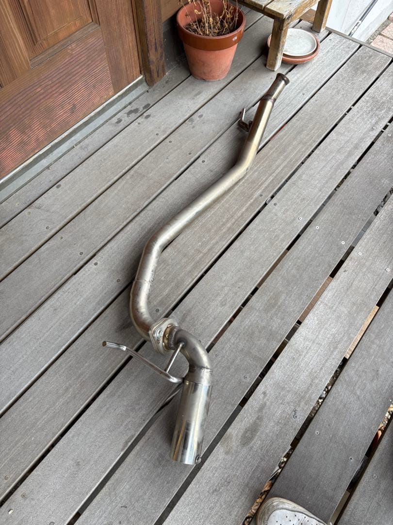 【S】ワゴンR 社外マフラー　ステンレス MH21S/MH22SワゴンR・MJ系AZワゴン（3/4/5型）◇76パイ片側2本出しK1