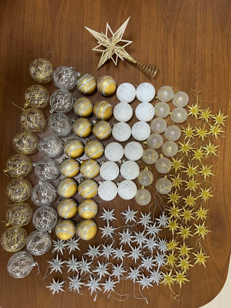 星型オーナメントセット　デザインボール　ベツレヘムの星 楽天市場】クリスマスツリー ベツレヘムの星 フルセット オーナメント