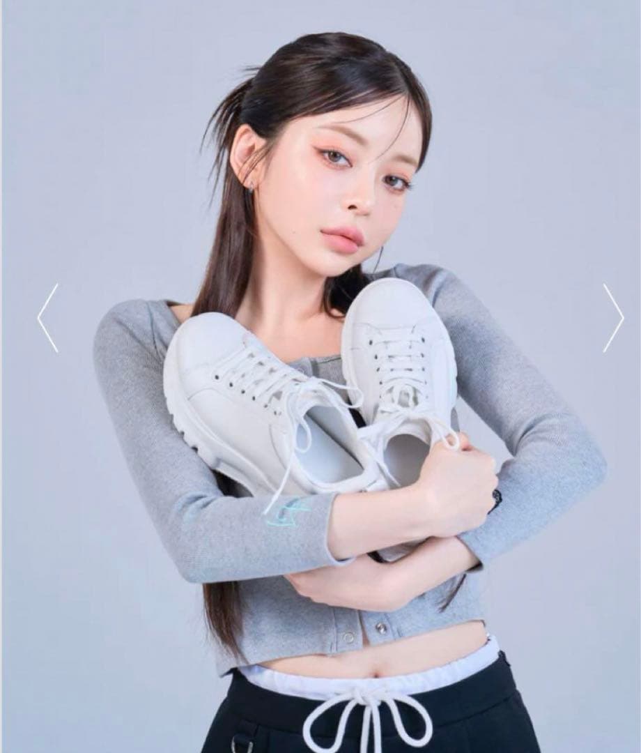 インスタグラマー 鈴木亜美 厚底スニーカー Lサイズ - メルカリ