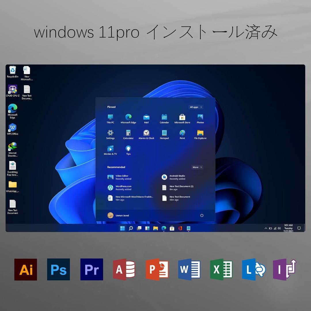 た*つ様 ミニPC 第11世代 N5105 16GB デュアル DDR4 512 - メルカリ