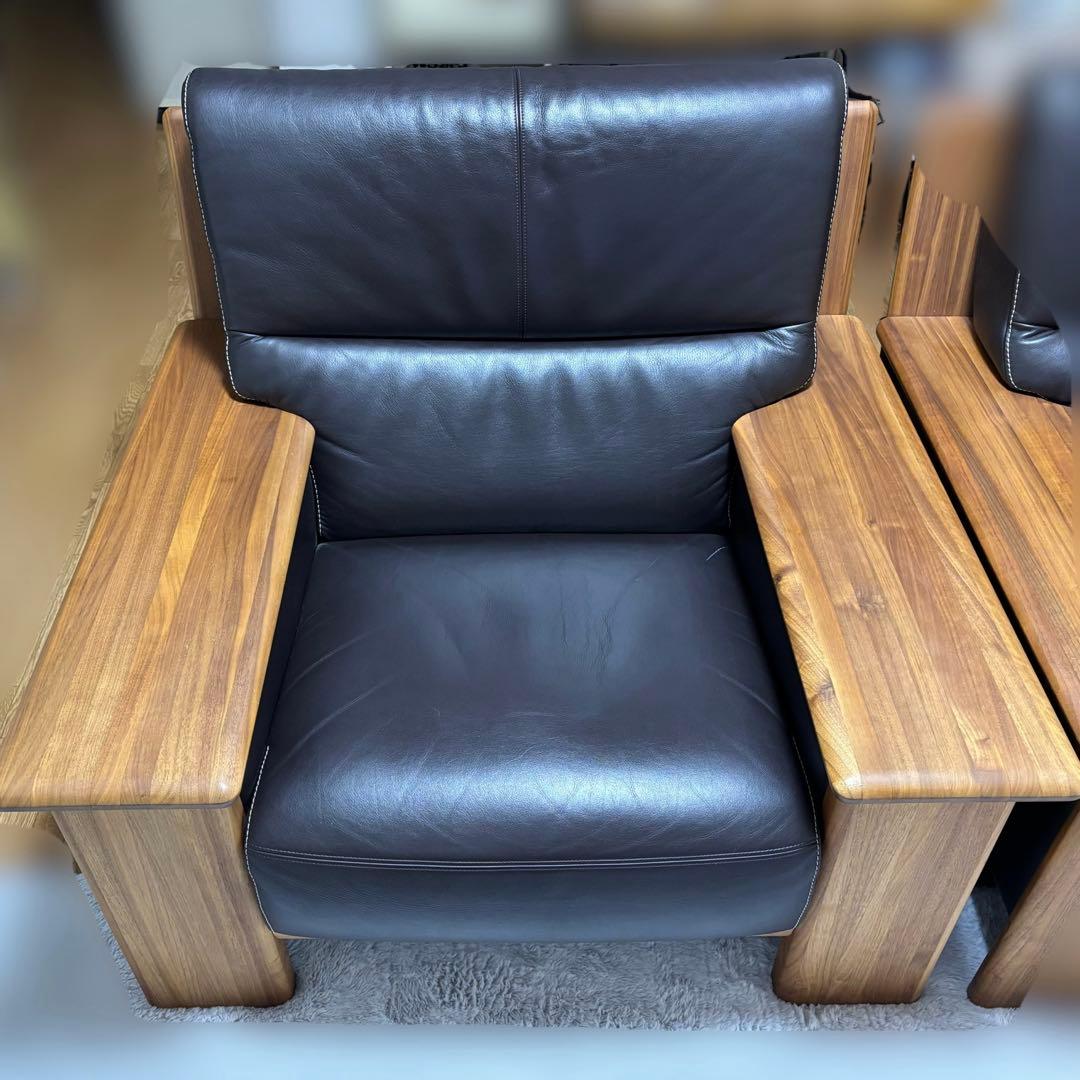 【美品】カリモク 1人がけソファ カリモク家具（KARIMOKU FURNITURE） カリモク ソファ 1人掛け