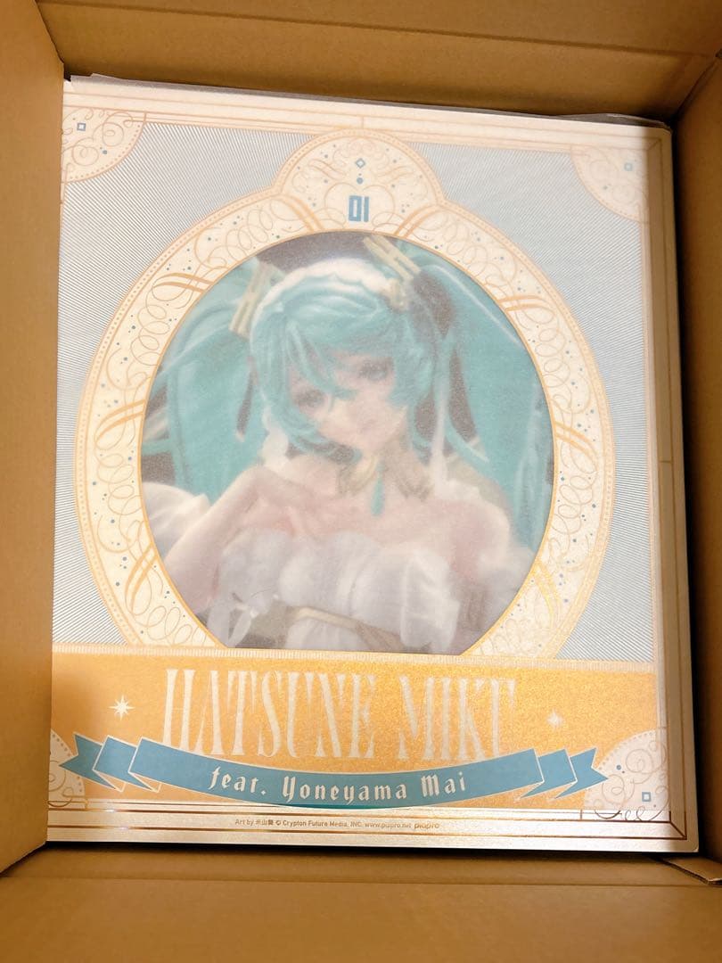 複製原画付 初音ミク feat. Yoneyama Mai 女神ミク フィギュア - メルカリ