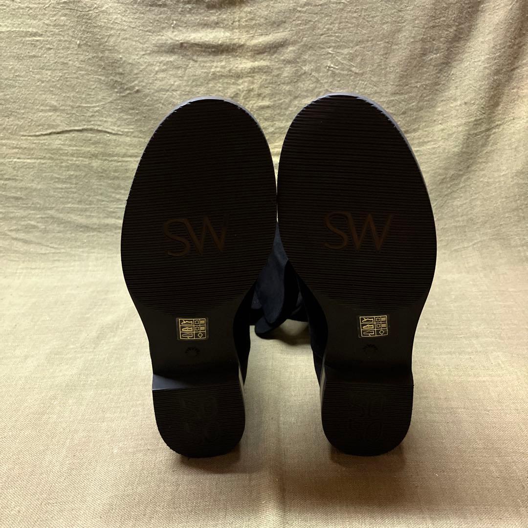 【まめ】23.5cm スチュアート ワイツマン 5050 ニーハイブーツ