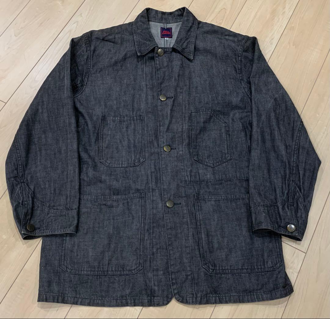 FULL COUNT カバーオール フルカウント　40 FULLCOUNT（フルカウント） デニム カバーオール ジャケット DENIM