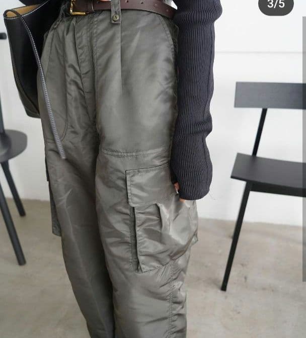 Canalicious꧂様 ETRETOKYO ベルテッドヘムカーゴパンツ