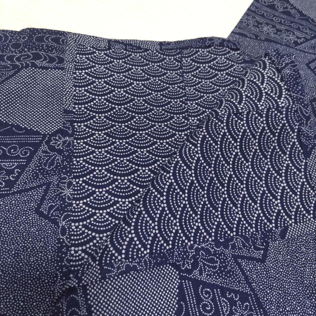 竺仙 籠染め 浴衣 ゆかた リバーシブル 両目 - メルカリ