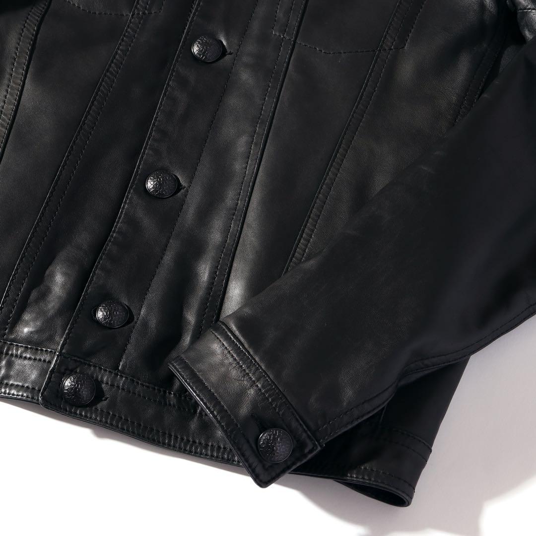 TAGLIATORE タリアトーレ レザー ジャケット ブルゾン 黒 46 M - メルカリ