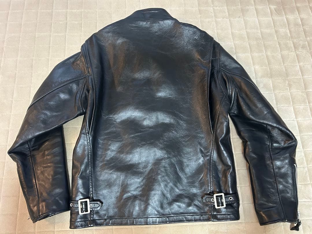 VARGA GIRL☆シングルライダースジャケット☆サイズ38☆馬革