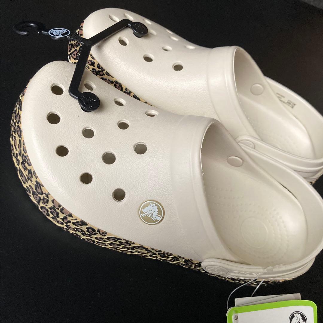 クロックス/crocband animal print clog/23cm希少 Crocs 