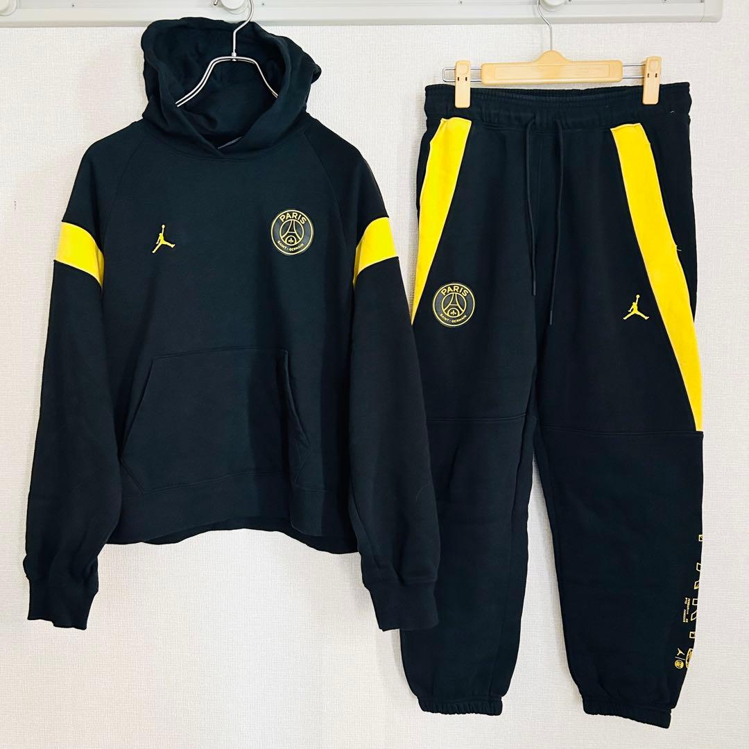 美品】NIKE エアジョーダン×パリサンジェルマン セットアップ イエロー