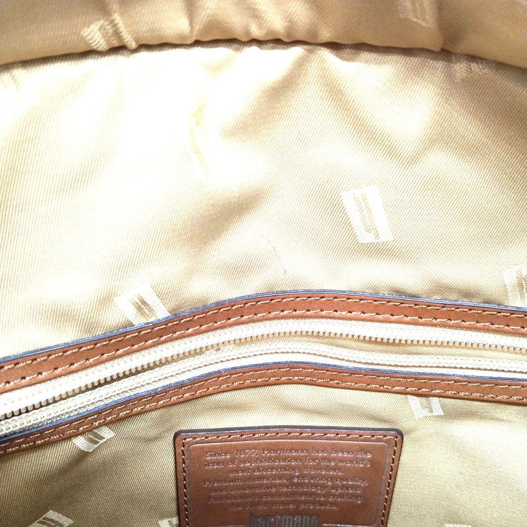 Hartmann ブラウン ベージュ トートバッグ レザー 上291