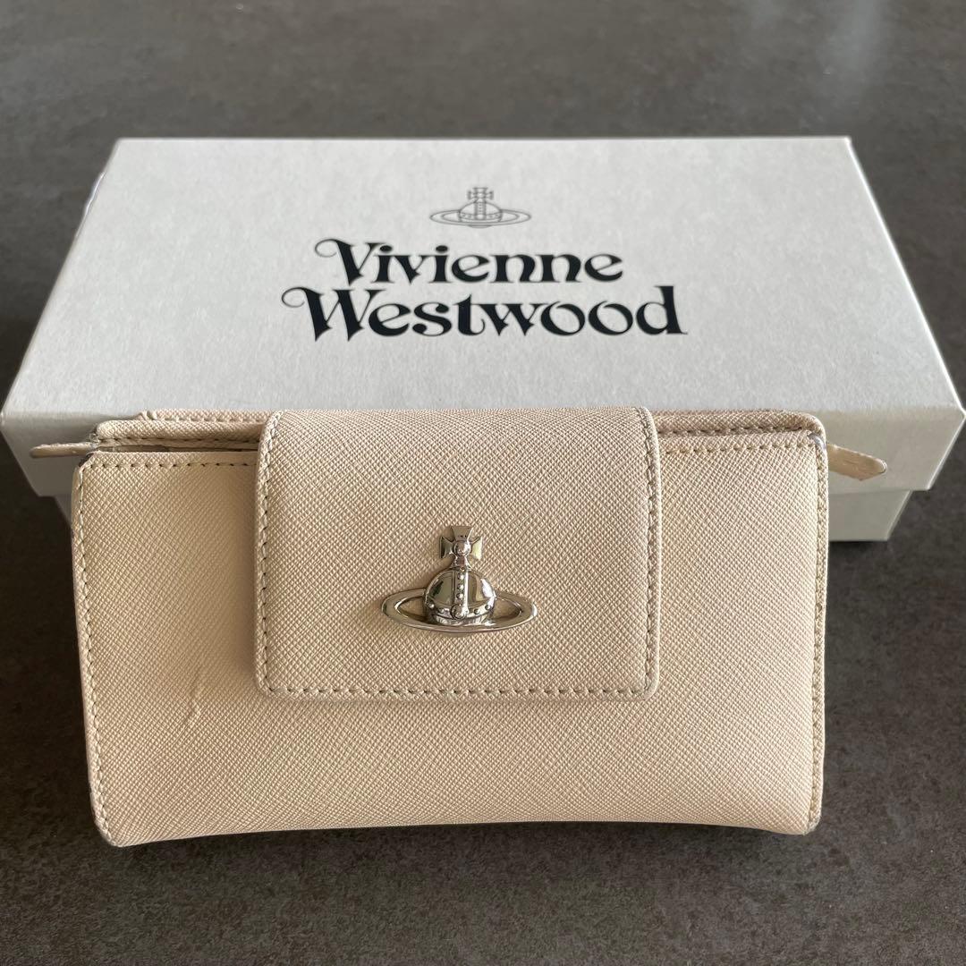 Vivienne Westwood 折り財布 ピンクベージュ - メルカリ