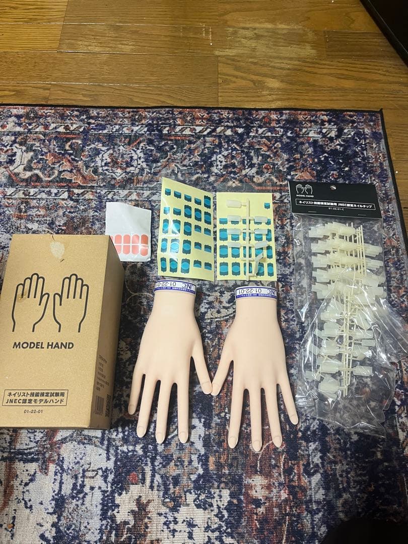 ネイル検定認定モデルハンド rednails web channel / ♪STモデルハンド セット(JNEC 第1期認定