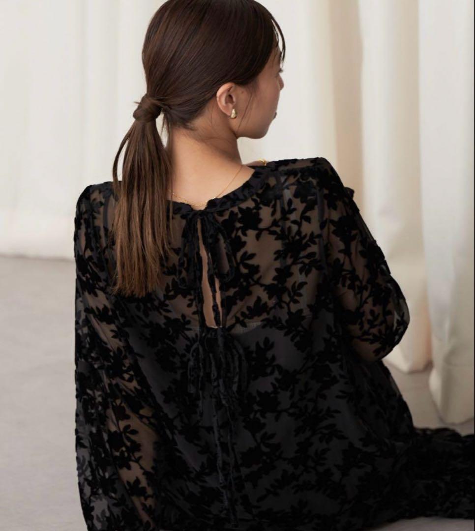 CIAOPANIC ベロアフラワーティアードワンピース CIAOPANIC（チャオパニック）の「【WEB限定】【オケージョンドレス