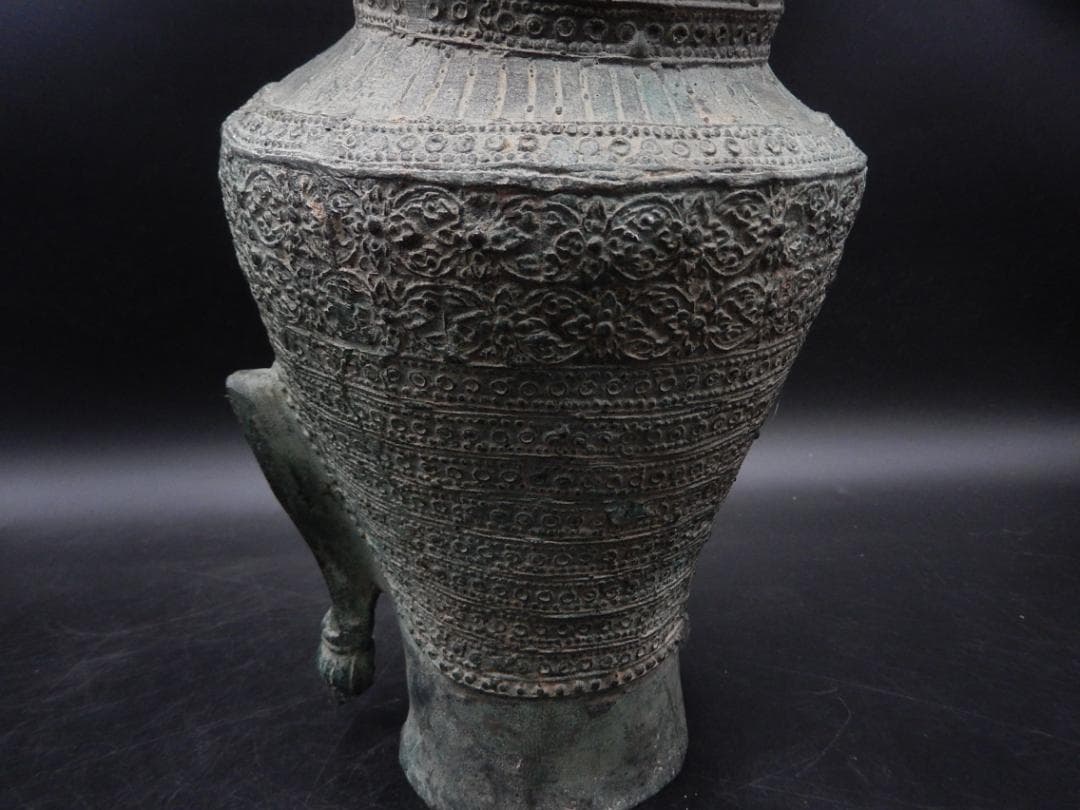 タイ仏教美術 青銅製 仏頭 スコータイ アユタヤ ガンダーラ ビルマ