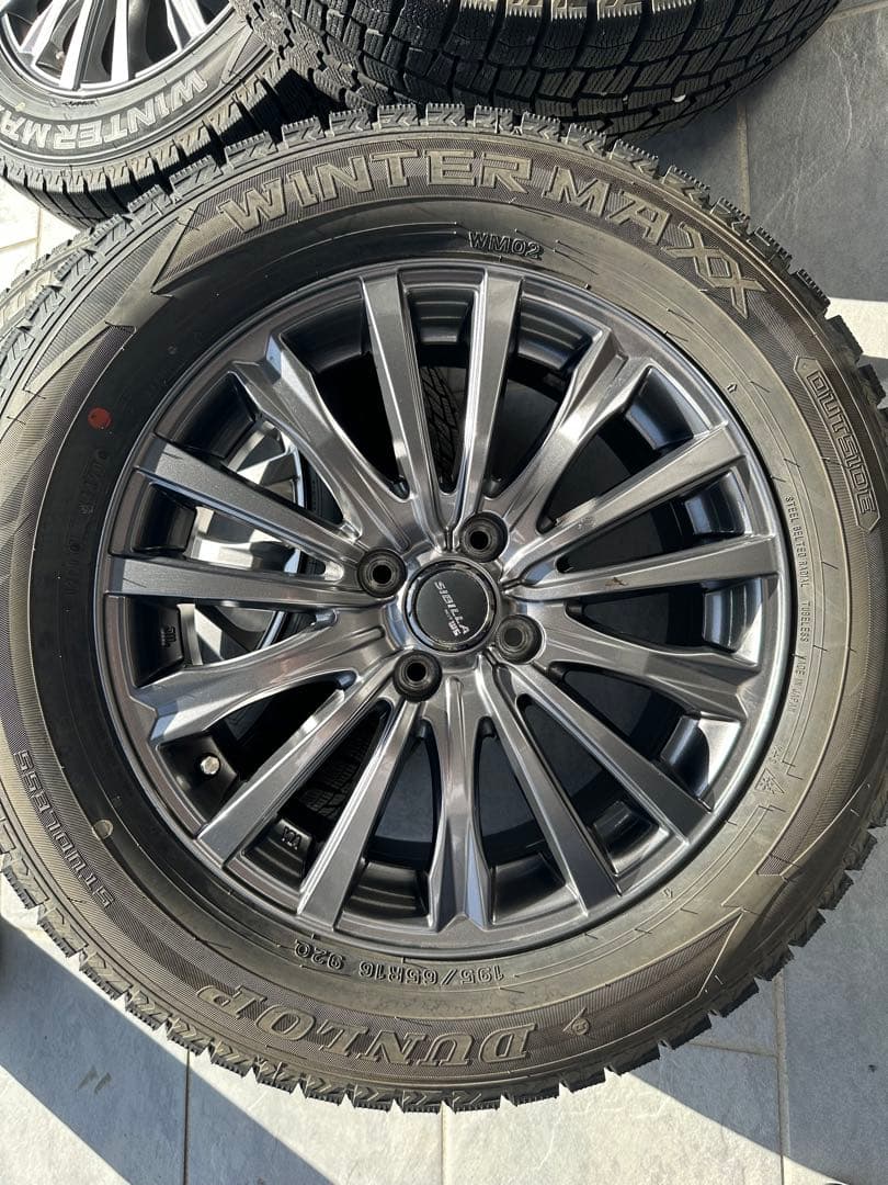 195/65R16 スタッドレス タイヤホイール4本セット ライズ ロッキー等