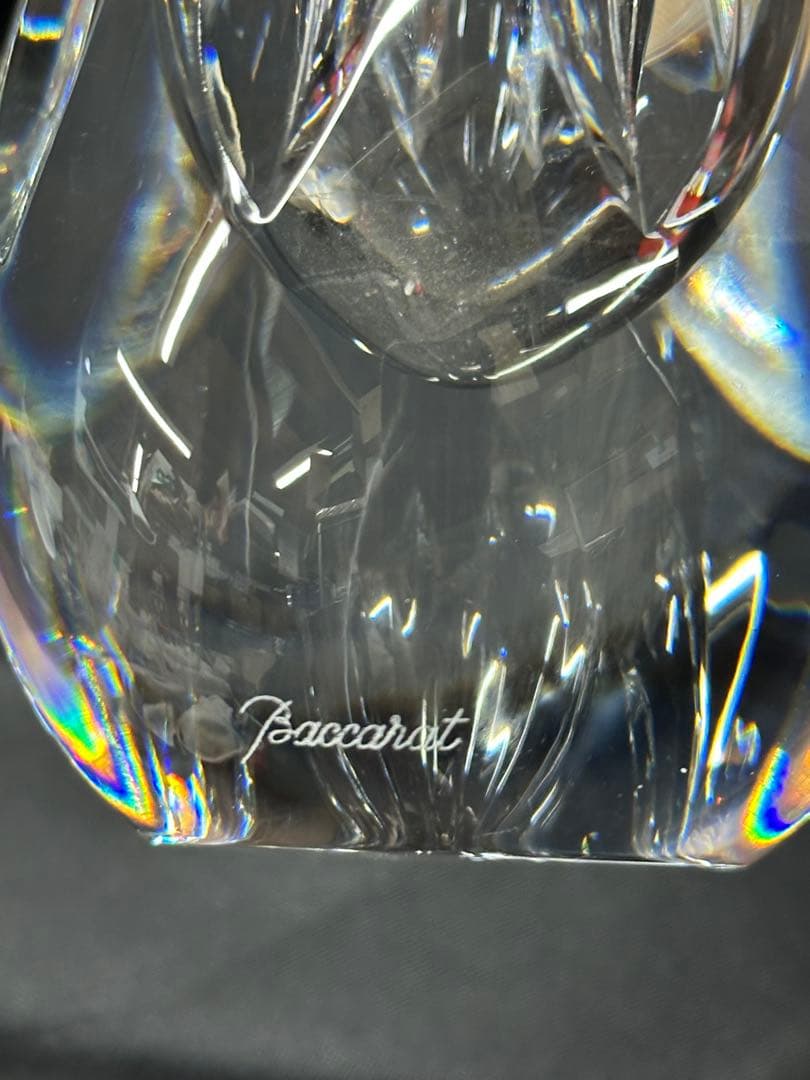 USED美品】Baccarat バカラ アニック ブト 花瓶 ベース - メルカリ