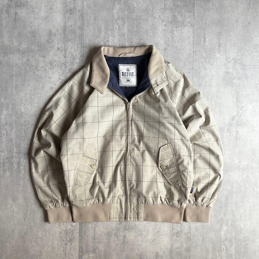 【BARACUTA】ハリントンジャケット　スイングトップ　チェック　短丈　UK BARACUTA（バラクータ） Baracuta G9 オリジナル ハリントンジャケット