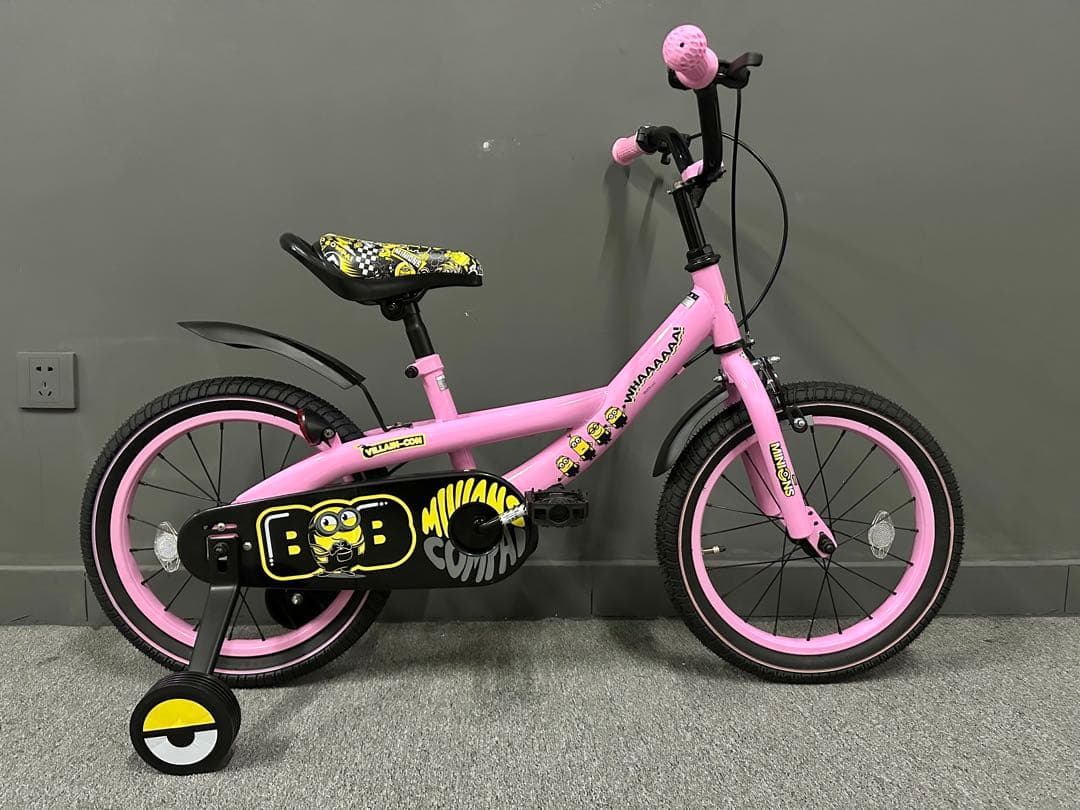 新品・未使用】ミニオンズ 子供用自転車 16インチ 補助輪付き 正規