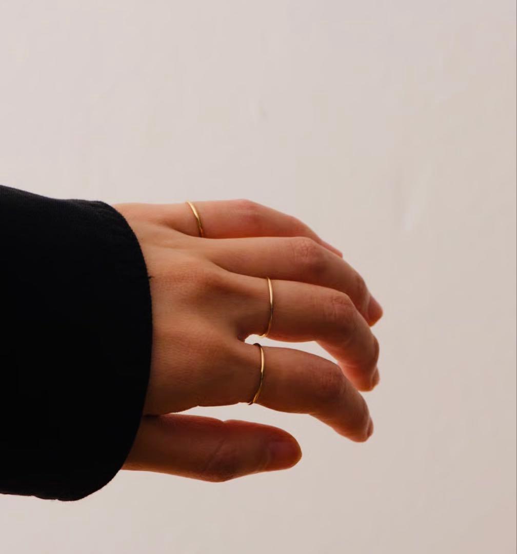 【unique/ユニーク】3set ring gold 3set chain ring gold | unique