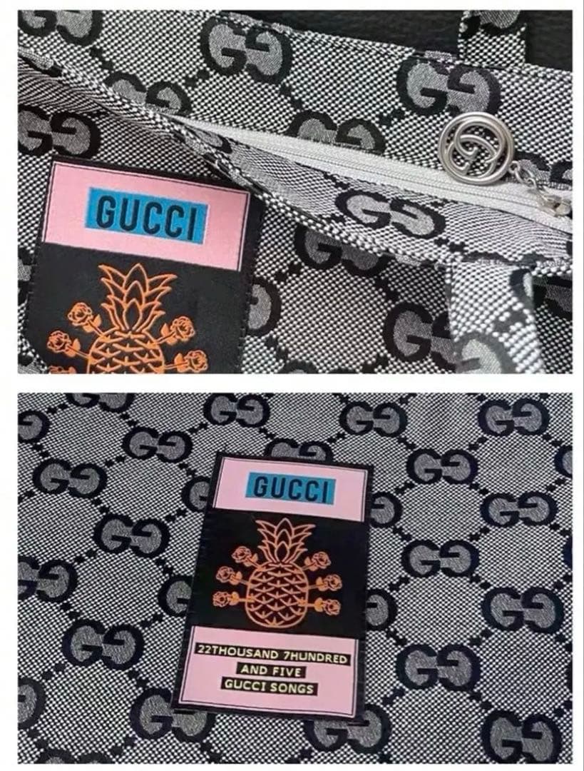 最安値 新品未使用 タグ付き GUCCIロゴキャンバストートバッグ - メルカリ