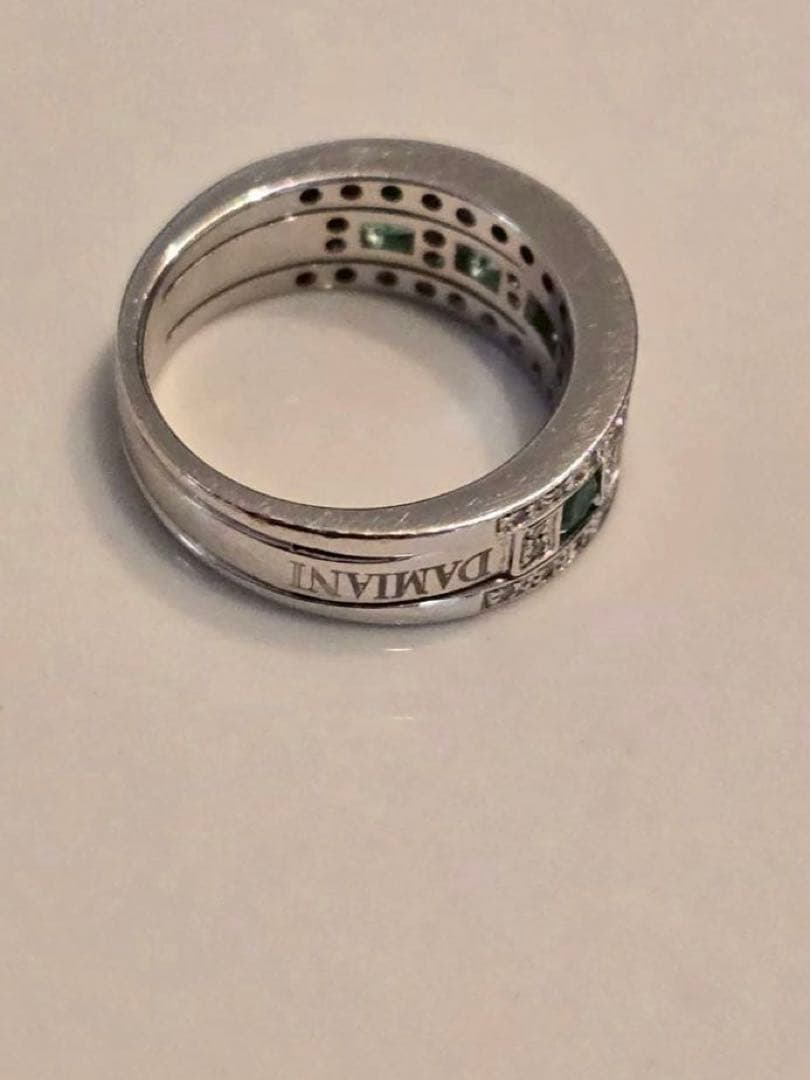 最終値下げ】DAMIANI 750ベルエポック エメラルド K18WG リング - メルカリ