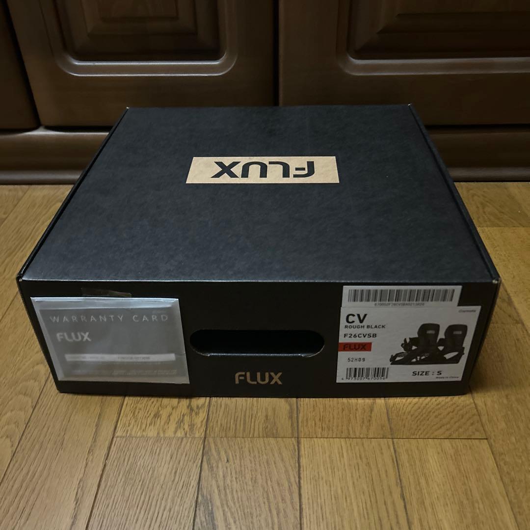 バ*中様 FLUX CV ビンディング ROUGH BLACK サイズS 24-25モデル . FLUX .『 CV LTD 』. Black . フラックス . シーブイ
