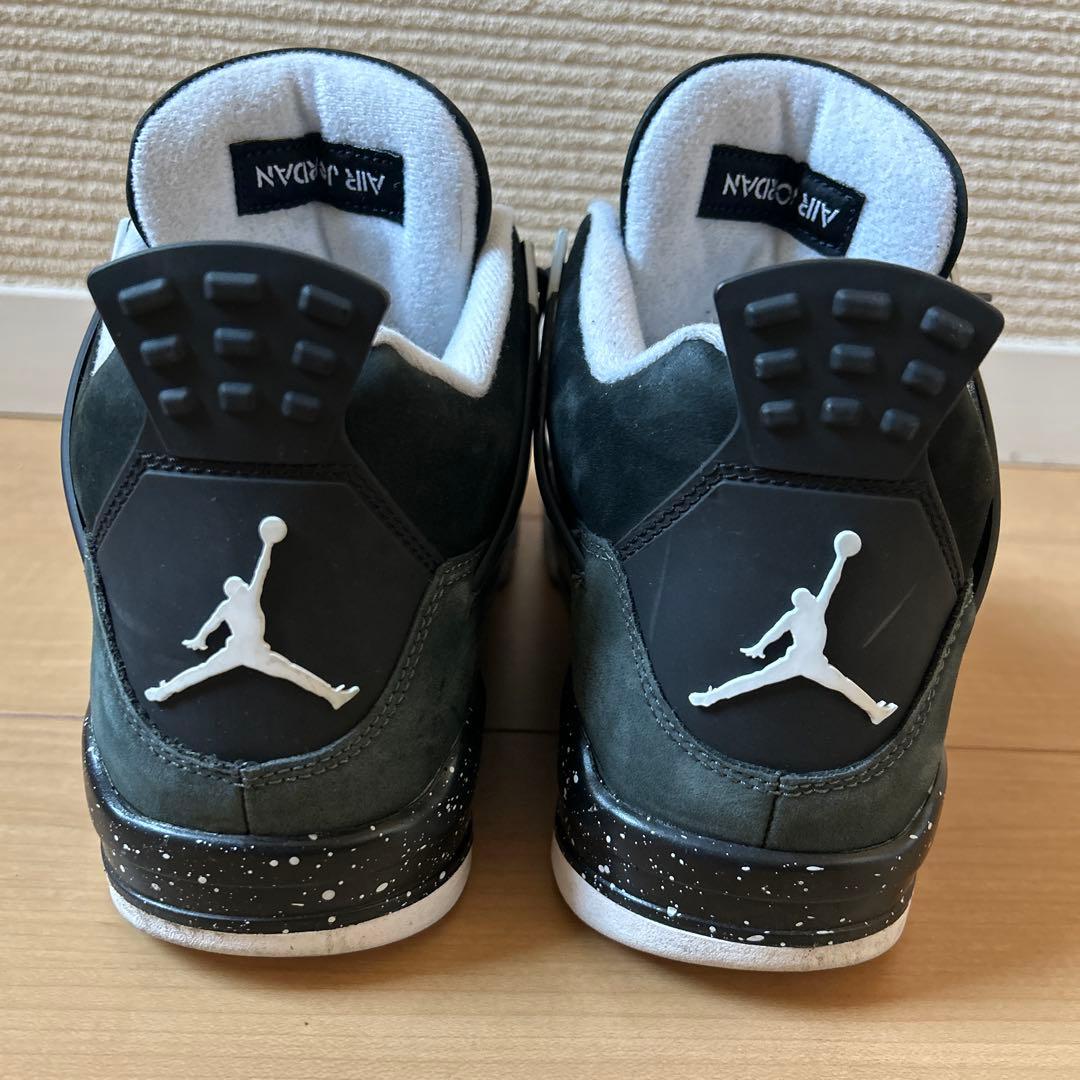Air Jordan 4 グレー/ブラック/ホワイト JORDAN BRAND AIR JORDAN 4 RETRO (GS) WHITE/BLACK-NEUTRAL GREY 22SU