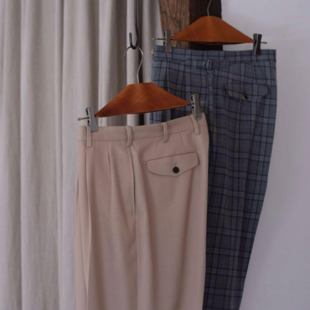 柿乃葉 002 Dress Trousers ドレトラ サンドベージュ 8 柿乃葉 002 Dress Trousers ドレトラ サンドベージュ 8 - メルカリ