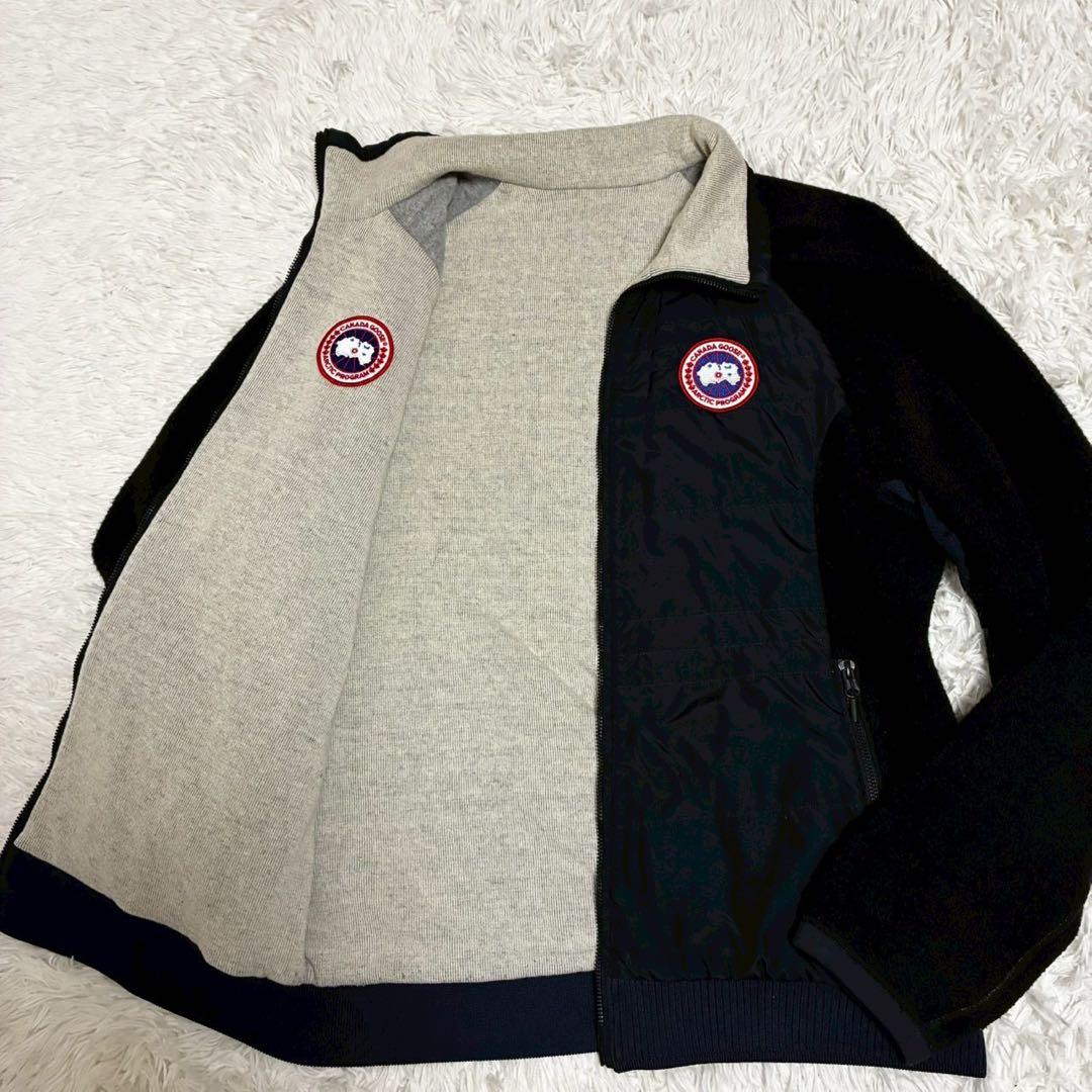 L/リバーシブル⭐️カナダグース グラフトン　ボアジャケット　フリース　紺　グレー L/リバーシブル⭐️カナダグース グラフトン ボアジャケット フリース