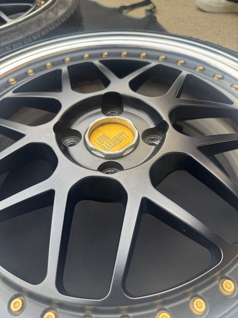 スーパースター レオンハルト ゲミュート マッドブラック 軽 16インチ