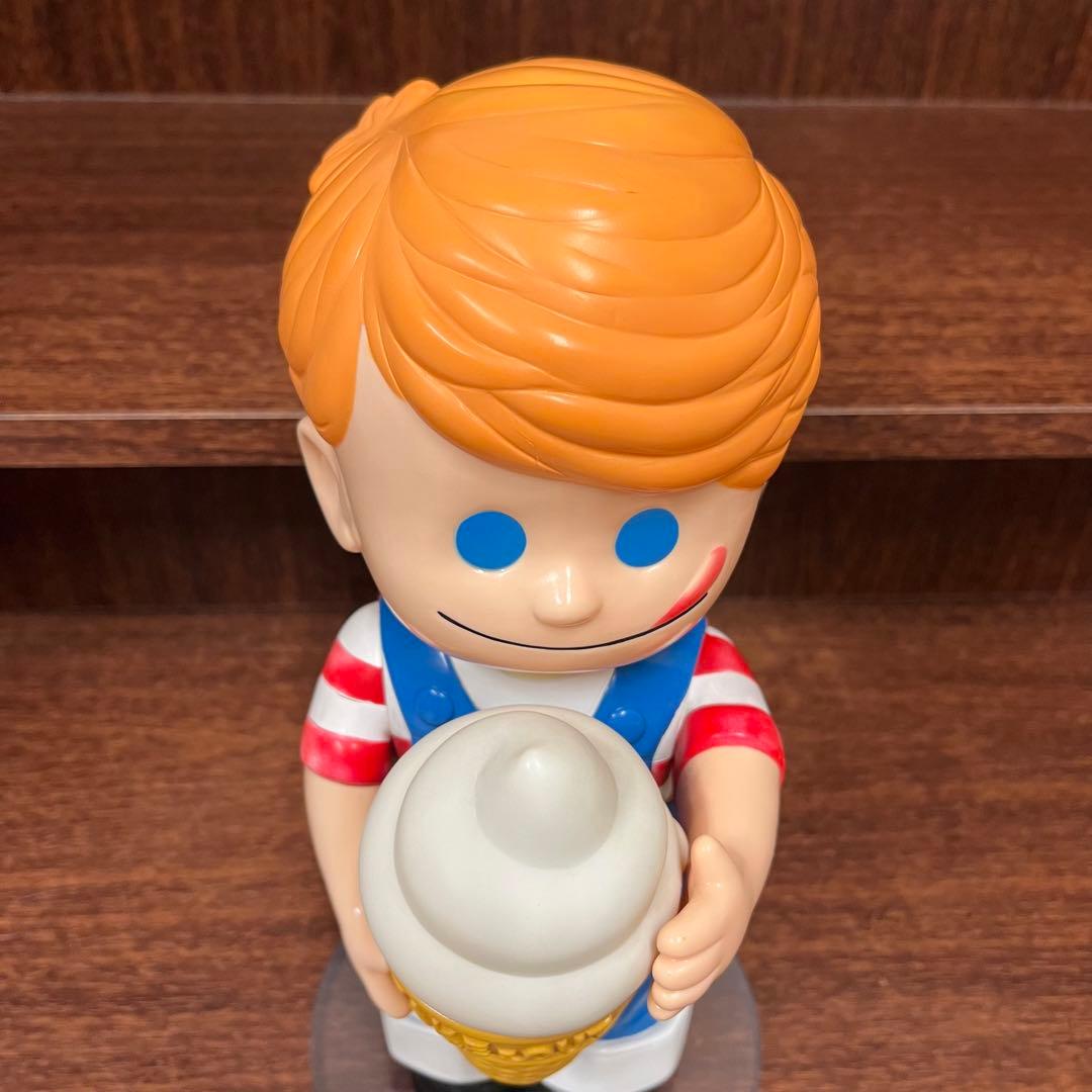 非売品】日世ソフトクリーム人形 ソフトクリーム坊や ニックン ソフビ