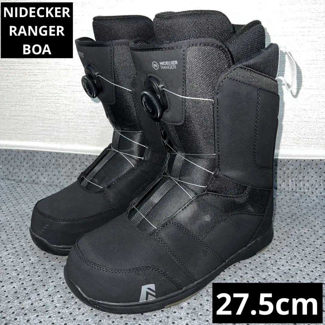 7-8回使用 メンズ 27.5cm NIDECKER RANGER BOA
