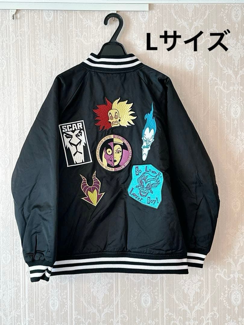 新品 ディズニー ヴィランズ スカジャン Lサイズ ハロウィン ユニセックス 予約品】《9月入荷予定！》ディズニー ヴィランズ クルエラ サンダー