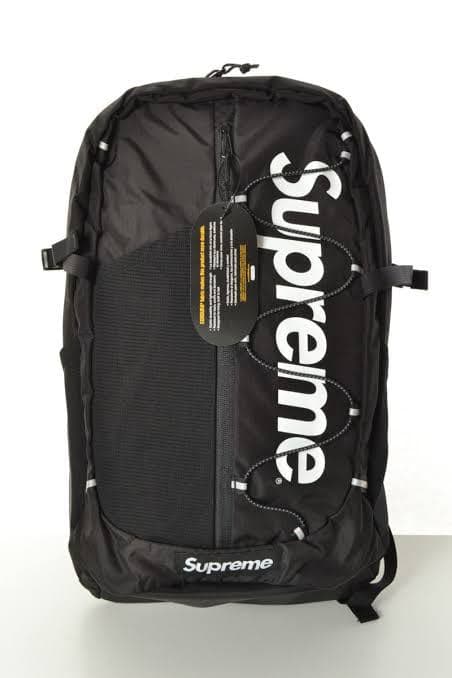シュプリーム supreme バックパック 黒 新品 17ss - メルカリ