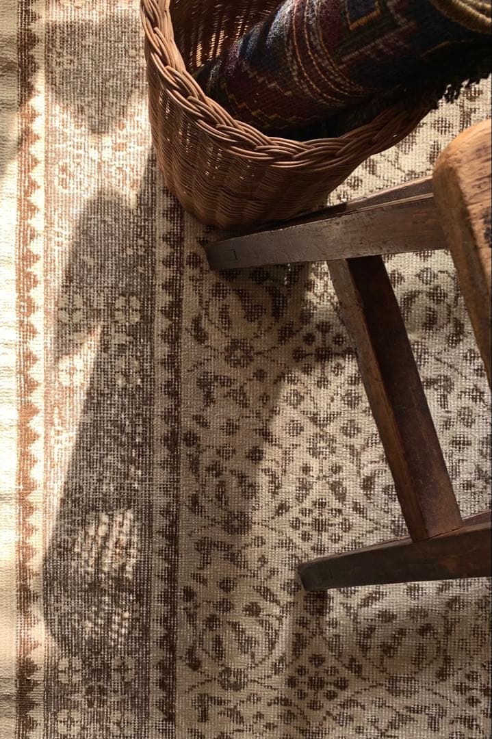 116×212\" Feel nature”ViNTAGE TURKiSH RUG Red Majesty Turkish Rug – Medium Pile Jute-Backed Vintage Rug for