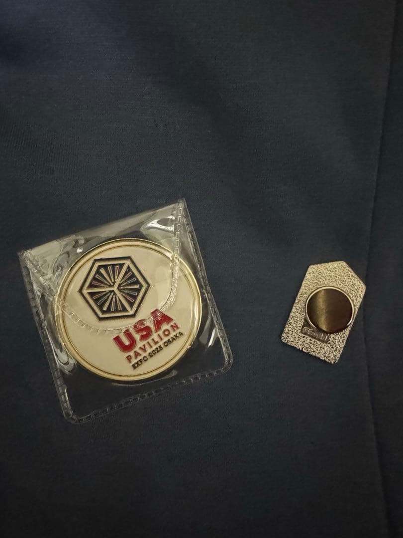 こ*う様 万博 アメリカ パビリオン メダル ピンバッジ