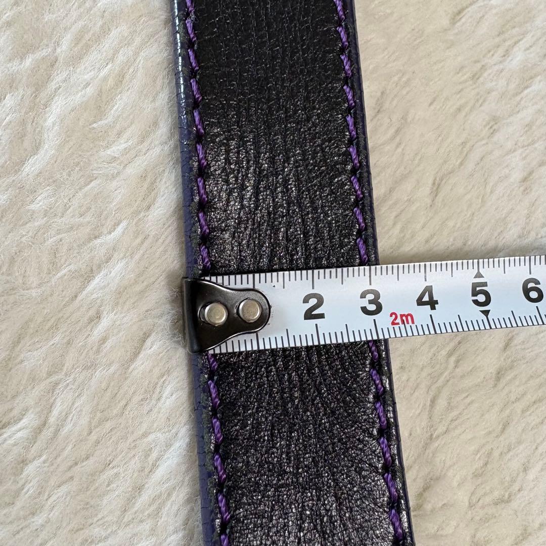 ヴィヴィアンウエストウッド オーブバックル レザーベルト 男女兼用 黒