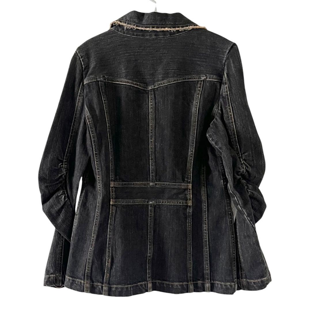 00s y2k 変形 ギミック デニムジャケット グランジ モード 個性派