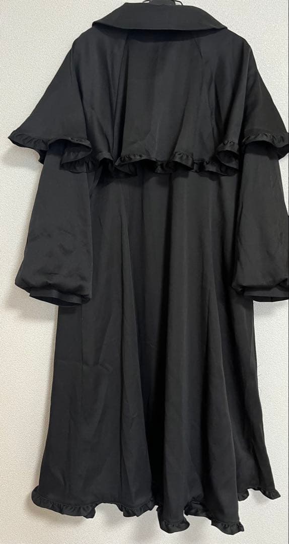 しまむら 青木美沙子 しまみさ ニナス ケープデザインコート 中黒