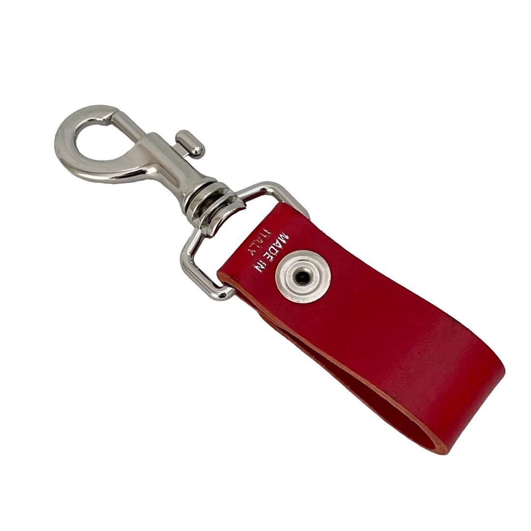 Supreme シュプリーム レザーキーリング 赤 Keychain レザー - メルカリ