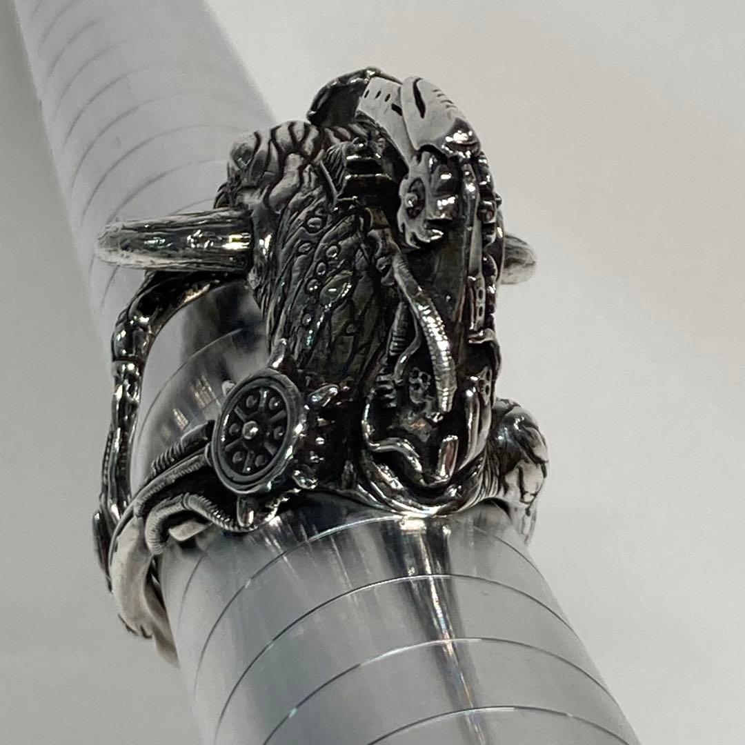 ◎JAP工房 SPAWN サイバーバイオレーター 17号 シルバーリング 90s