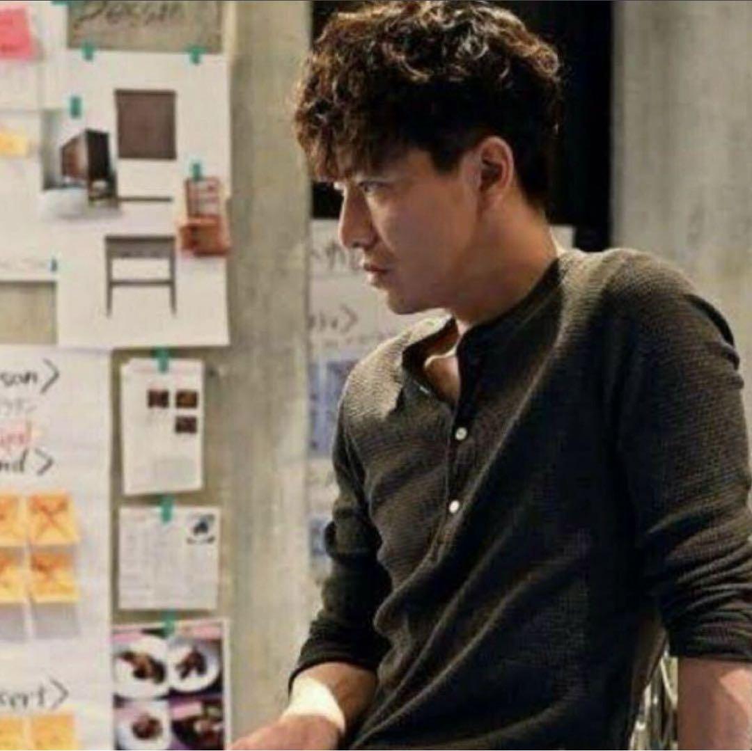 RRL ガーメントダイド ワッフルニット ヘンリーネック シャツ 《キムタク着》