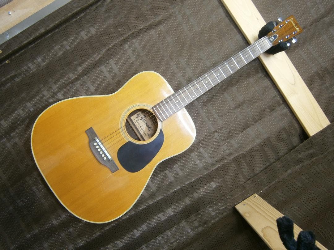 期間限定特価・ヤマキ・YAMAKI＜F-115＞日本製・0フレット・筆記体ロゴ 中古品 Yamaki F-115 w/アジャスタブルブリッジ - 奈良のギター