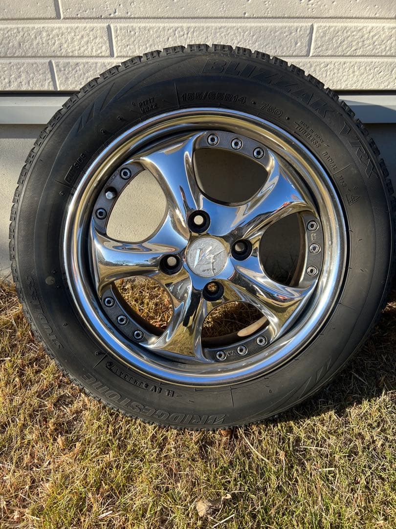 とかとかとーか　WORK VS-KF 14インチ クロームホイールセット アルミホイールのカスタムオーダーが可能｜株式会社ワーク