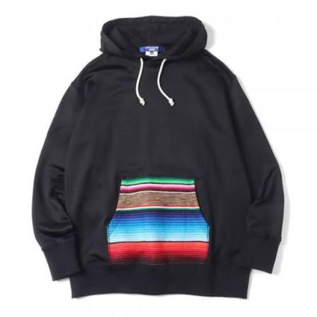 JUNYA WATANABE MAN 綿レーヨン裏毛樹脂加工xメキシカンサラペ JUNYA WATANABE MAN 綿レーヨン裏毛樹脂加工xメキシカンサラペ