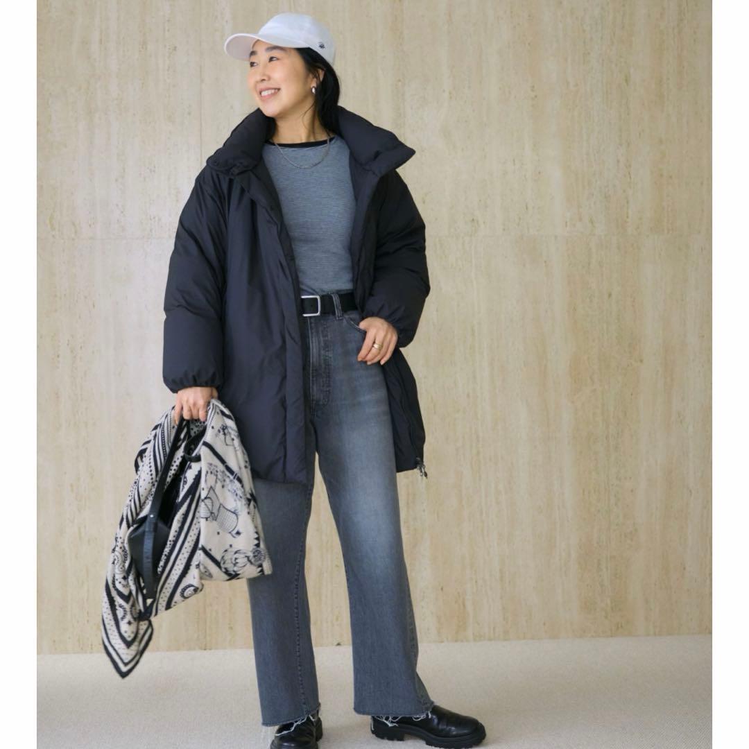 限定値下げ♡NANGA × LEE別注 洗えるミドル丈ダウン 黒 新品 福田真琴