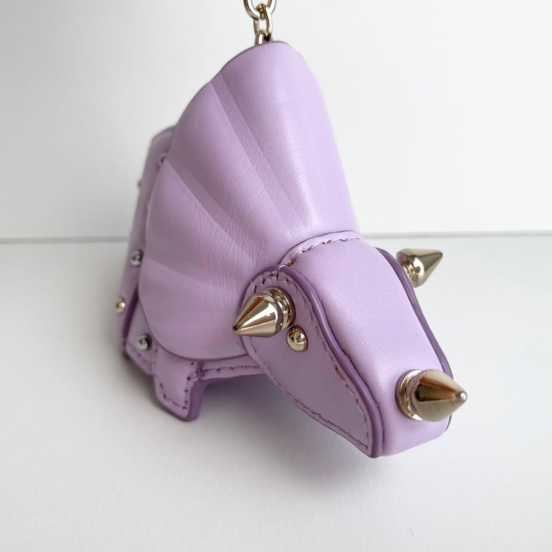 ケイトスペード バッグチャーム トリケラトプス 恐竜 キーホルダー