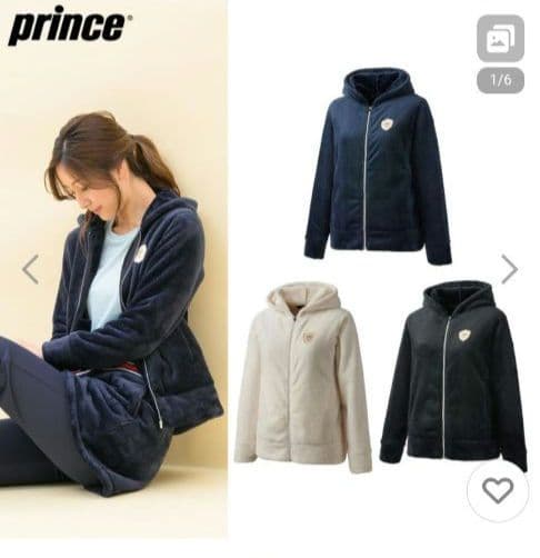 プリンス Prince テニスウェア レディース フリースパーカー Prince（プリンス） テニスウェア レディース フリースジャケット