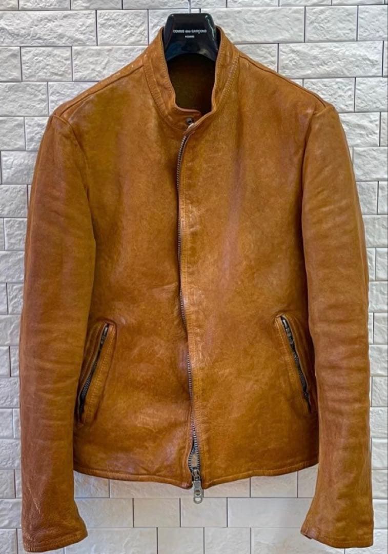 バックラッシュBacklashイタリアンショルダーSIZE3ライダース⭐︎祝日値下 イサムカタヤマバックラッシュ イタリアンショルダー 製品染め 牛革